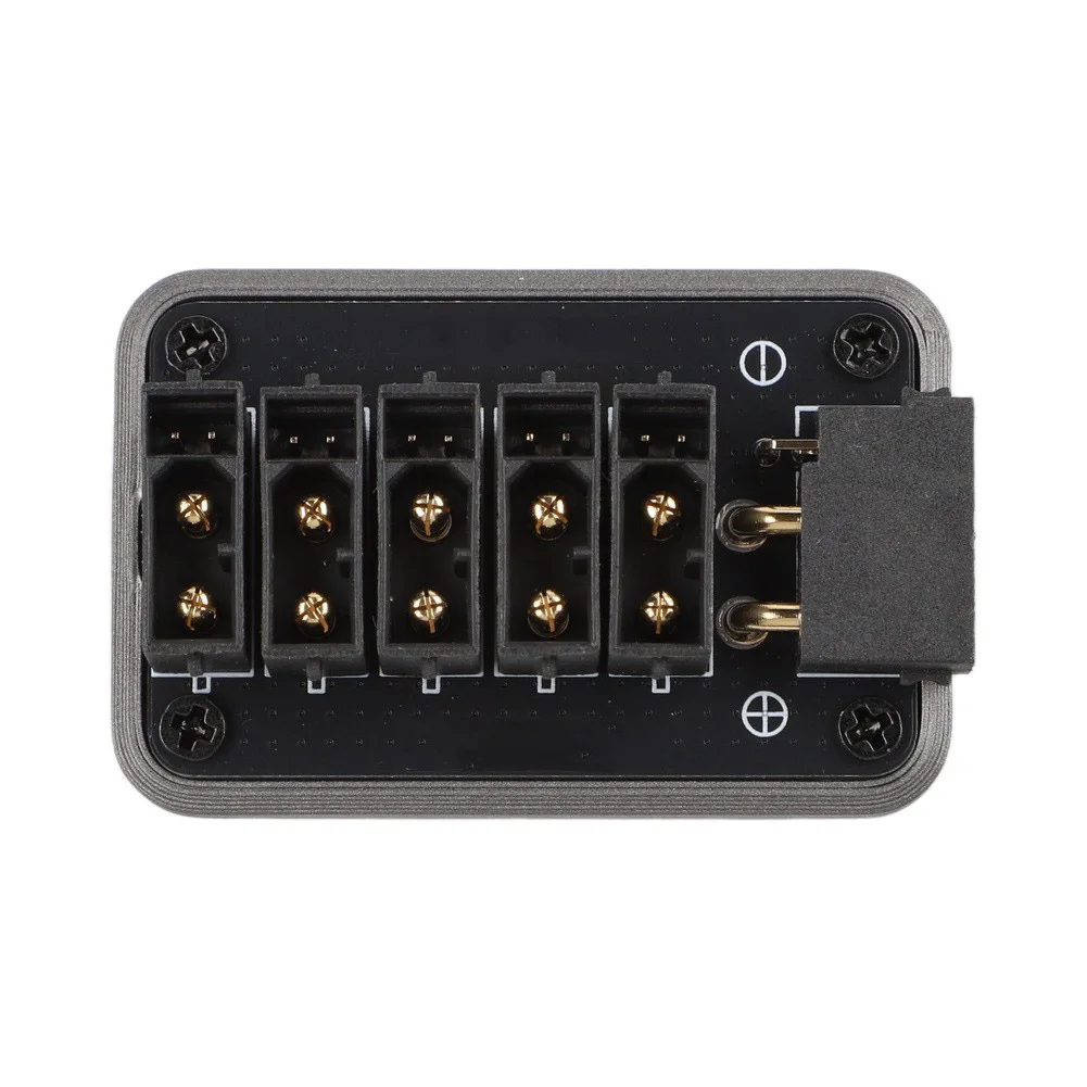 For XT30 5 Way Power Distribution Board 50A High Current PCB For RC Model Robot Car Boat DIY Electronics Meter Detector