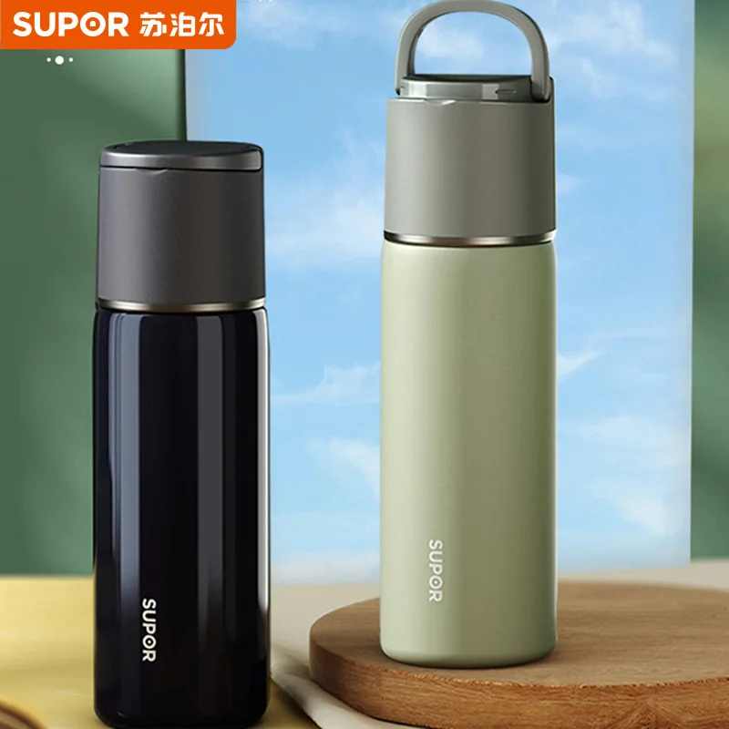 

Large Capacity Supor Thermos Cup Stainless Steel Portable Insulated Water Bottle for Students