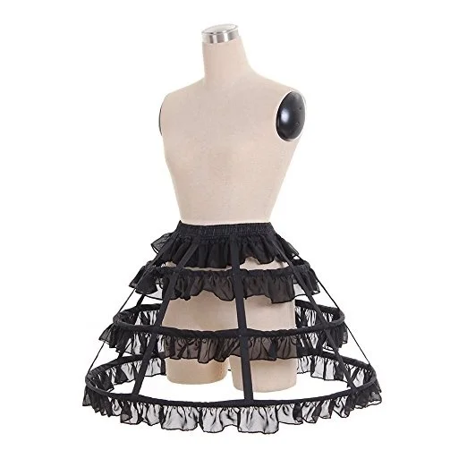 Neue frauen Prom Kleid Petticoat Krinoline One Größe Birdcage Petticoat Süße 3 Hoop Rock