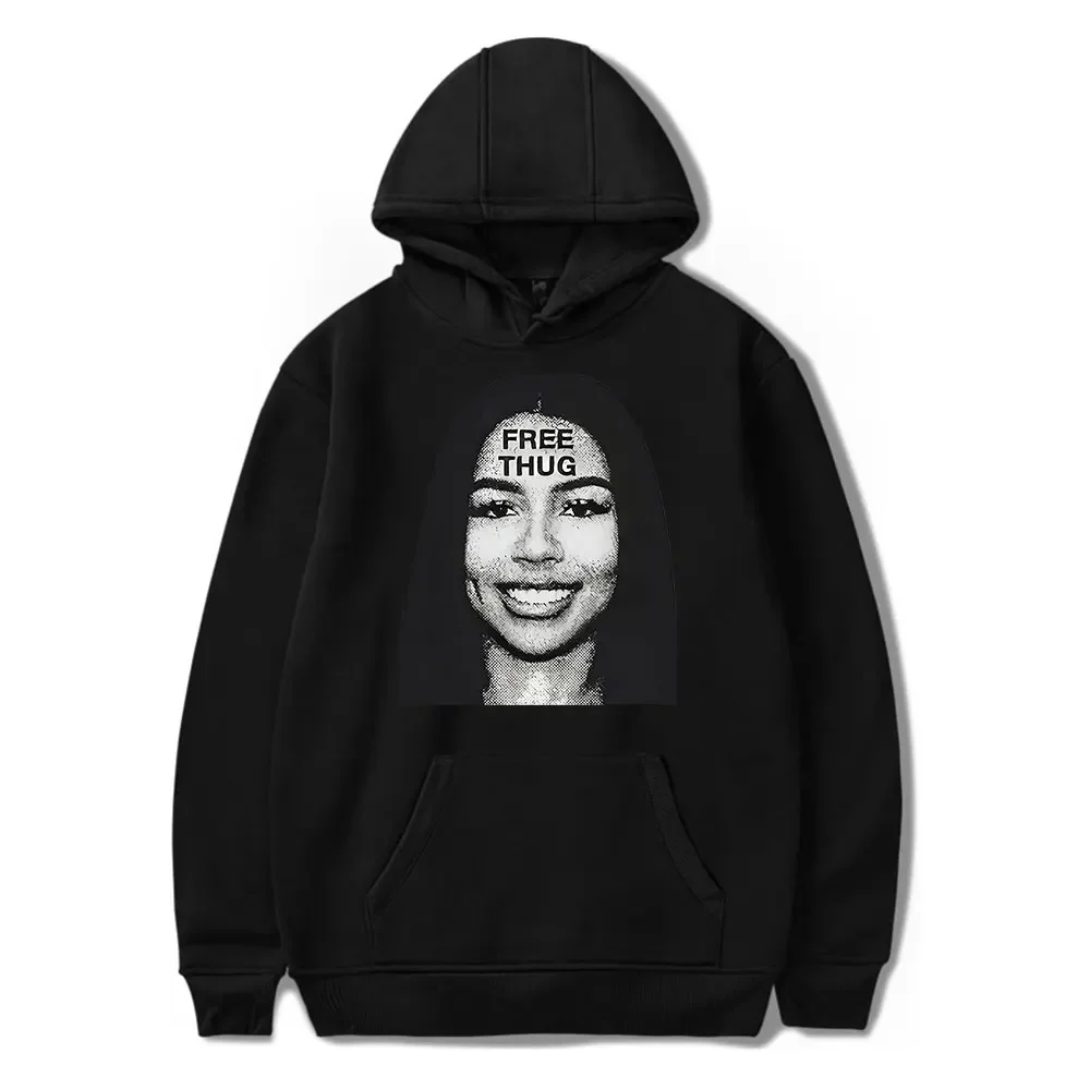 

Mariah The Scientist Free Thug Oversized Women/Men Hoodie Sweatshirt Streetwear Hip Hop Pullover Hooded Jacket Casual Tracksuit