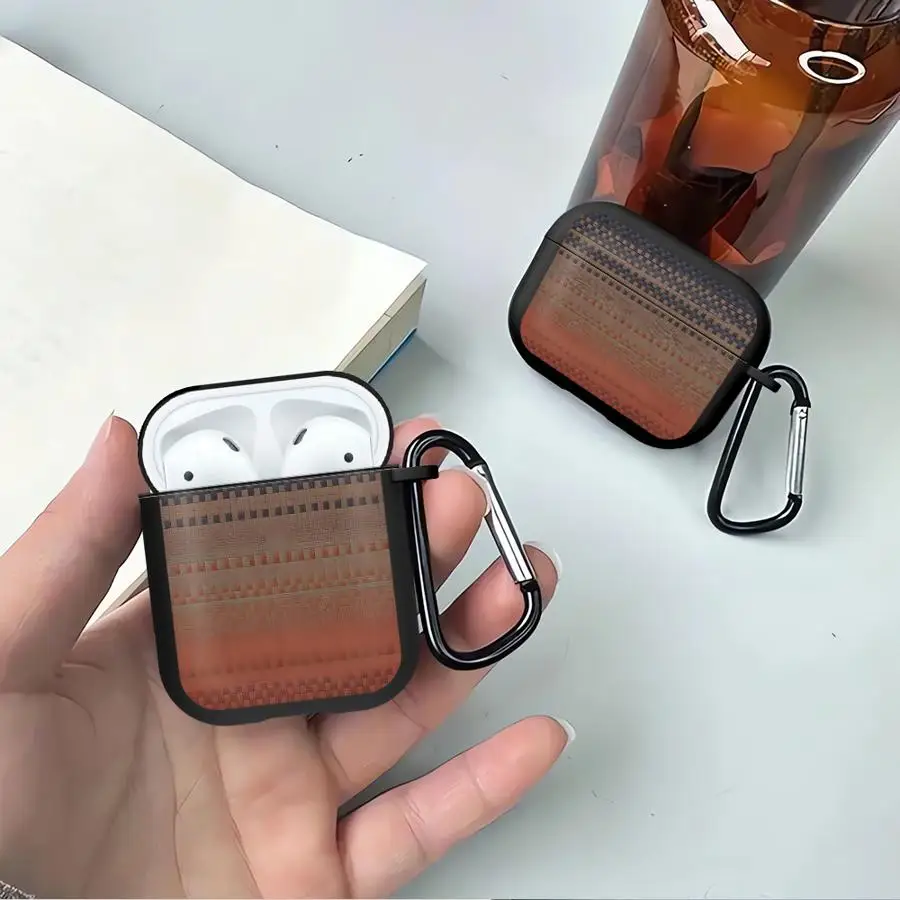 

Case For Airpods 3 4 Pro2 1 2 Pro3 Pro Earphone Cases Cover Cool Carbon Fiber Pattern