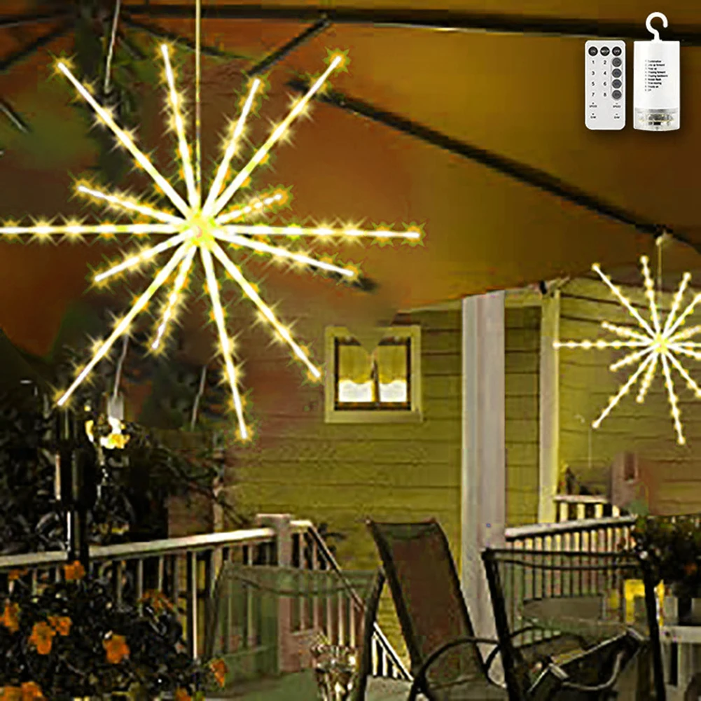 Meteor LED Lighting Symphony Dynamic Birthday Christmas Party Outdoor Night Light Strobe Windmill Firework Wedding Decorate Lamp