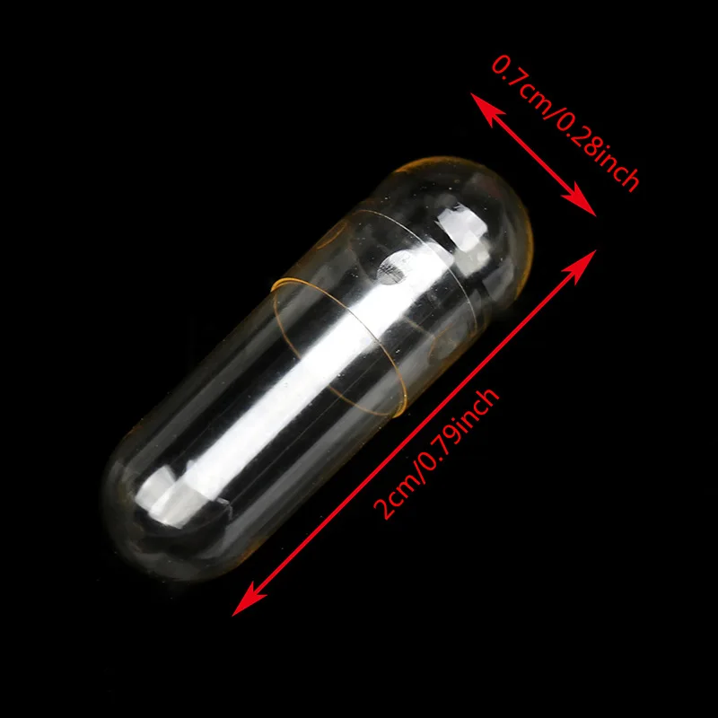 كبسولات جيلاتين شفافة فارغة ، كبسولات صلبة مجوفة ، كبسولات ملتصقة منفصلة ، مقاس قياسي 0 # ، جيلاتين شفاف
