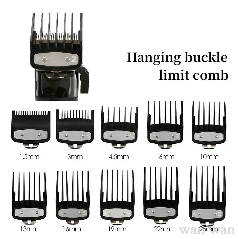 1 قطعة الحد مشط ل آلة قطع الشعر اكسسوارات المقص الكهربائي الحرس صالون حلاقة المهنية قطع دليل أمشاط Y0422