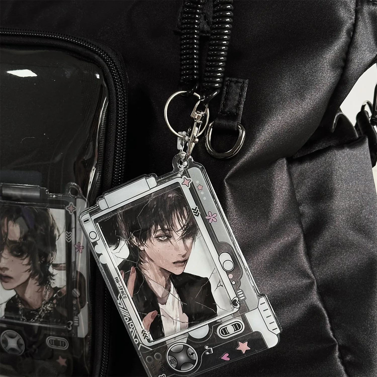 Capa de cartão de PVC conjunto de armazenamento de documentos de cartão de identificação de 3 polegadas