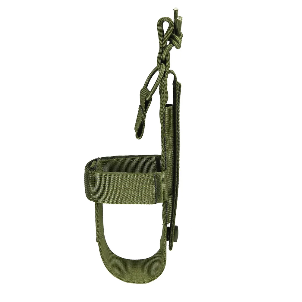 Kettle Belt Water Bottle Holder 1000D Nylon Breathable Elastic Loop Adjustable Paste Design for Cs Gaming Running Hiking