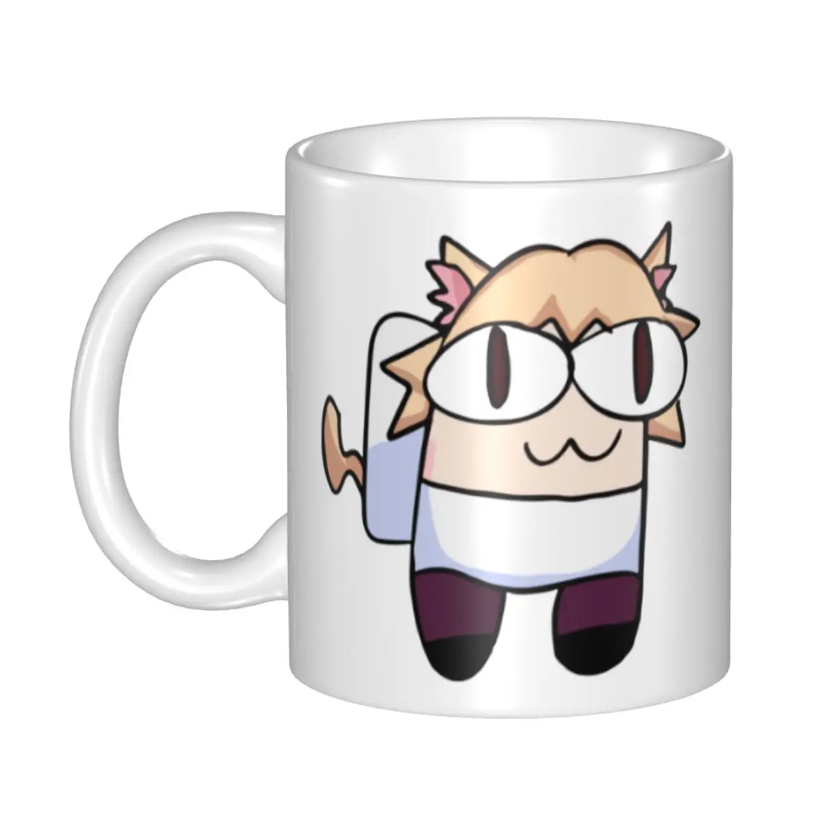 Custom Neco Arc Funny Meme Mugs DIY Cartoon Animation Cat Ceramic Tea Milk Coffee Cup 5