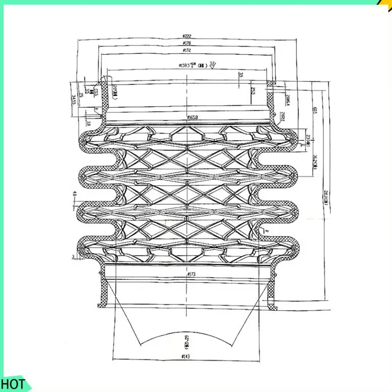 

AWAH Compactor Bellows,Rammer Bellow For Mikasa MT-74F MT70 MT70H MT75 MT85 MT85H MTX80 MTX90 ,160Mm TPU Rammer Bellow