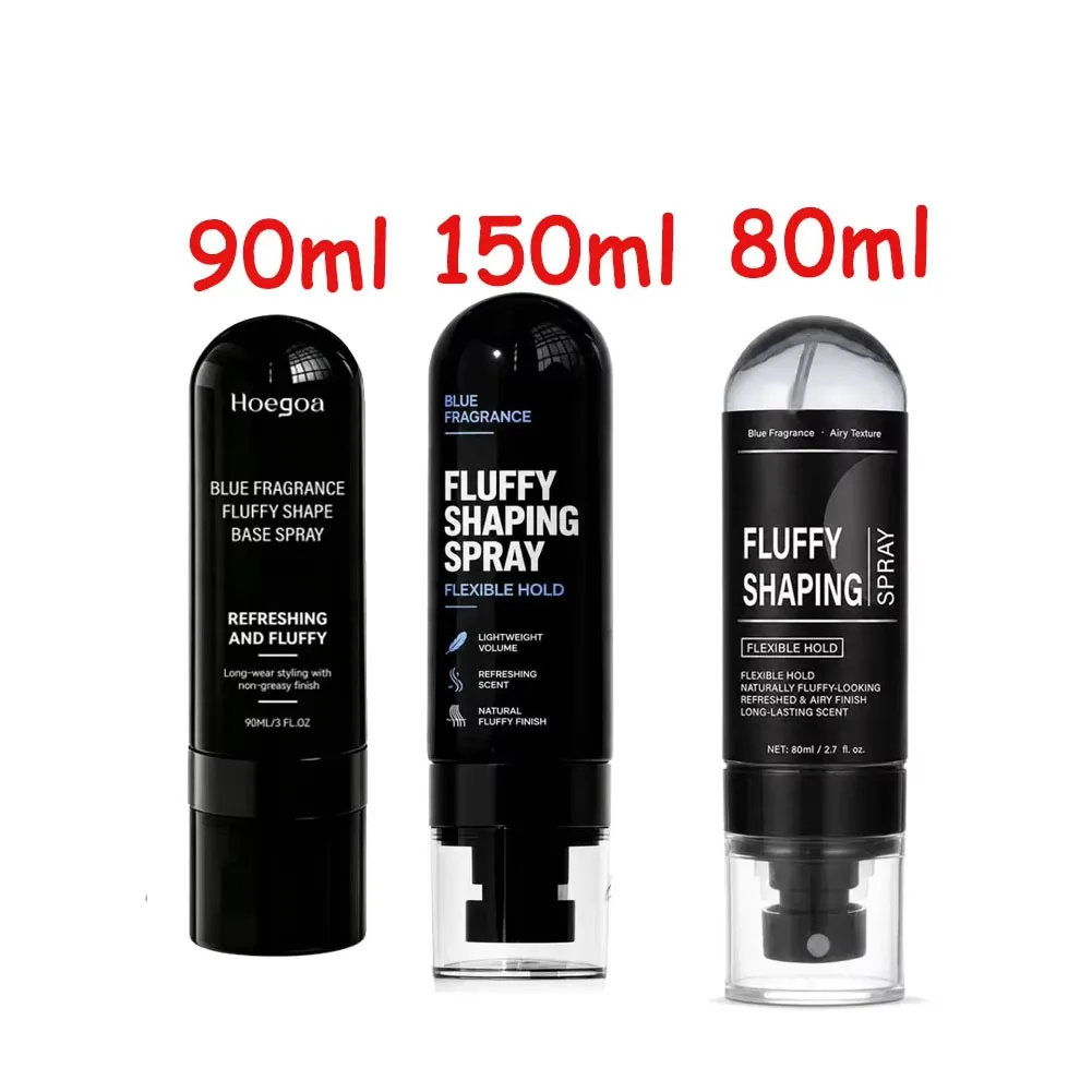 Peach-Scented Volumizing & Setting Spray for Lightweight, Bouncy Hair and Long-Lasting Hold, Fluffy Shaping Spray 1pcs