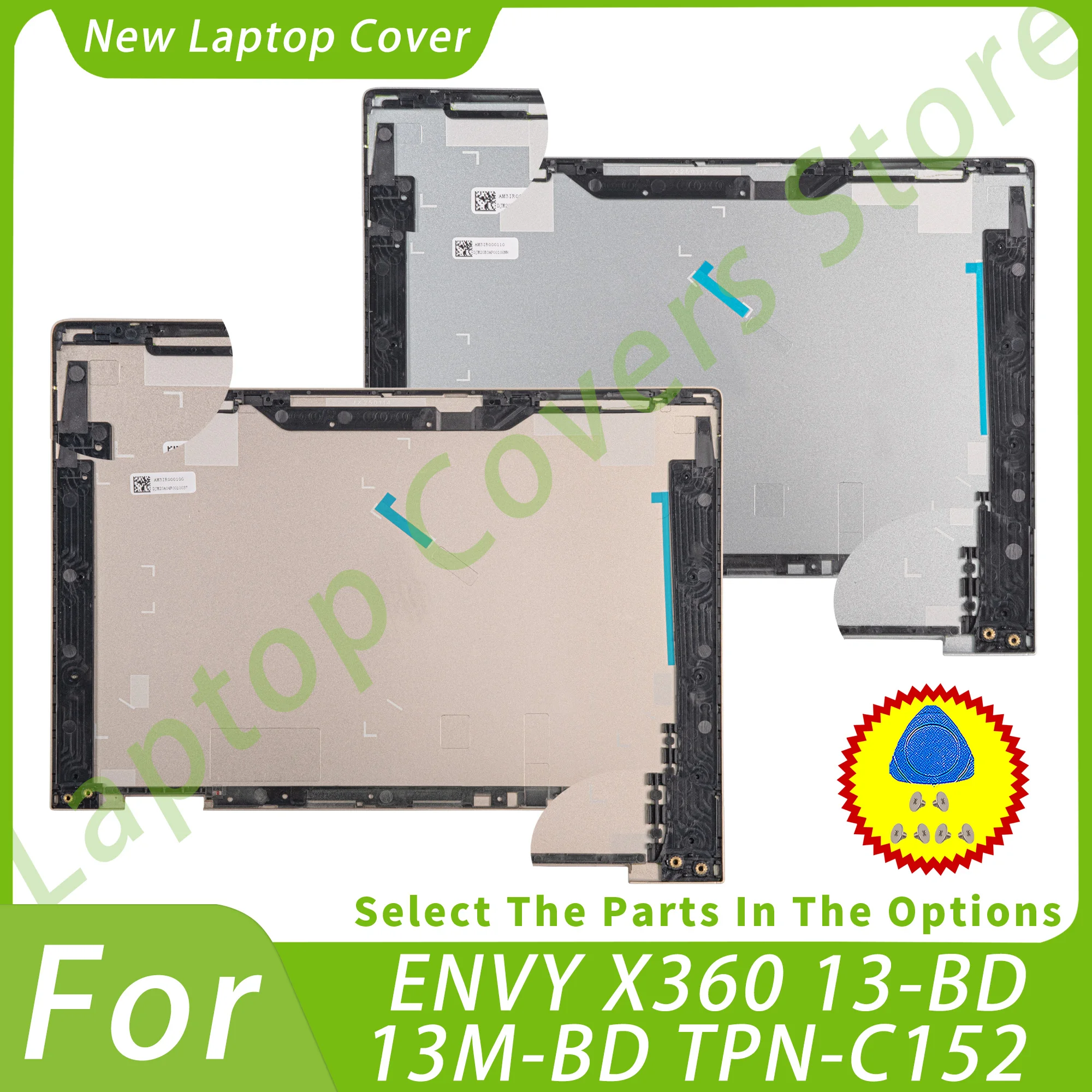 

NEW Metal Parts For ENVY X360 13-BD 13M-BD 13T-BD TPN-C152 M76736-001 M15276-001 LCD Back Cover Top Lid Case 13.3Inch