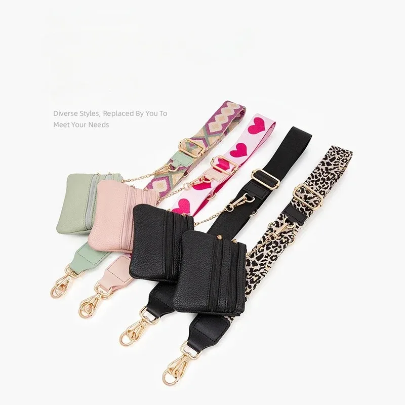 

New Mobile Phone Lanyard Strap with Wallet Card Holder Cross-border Phone Shoulder Strap Diagonal Shoulder Strap Replacement