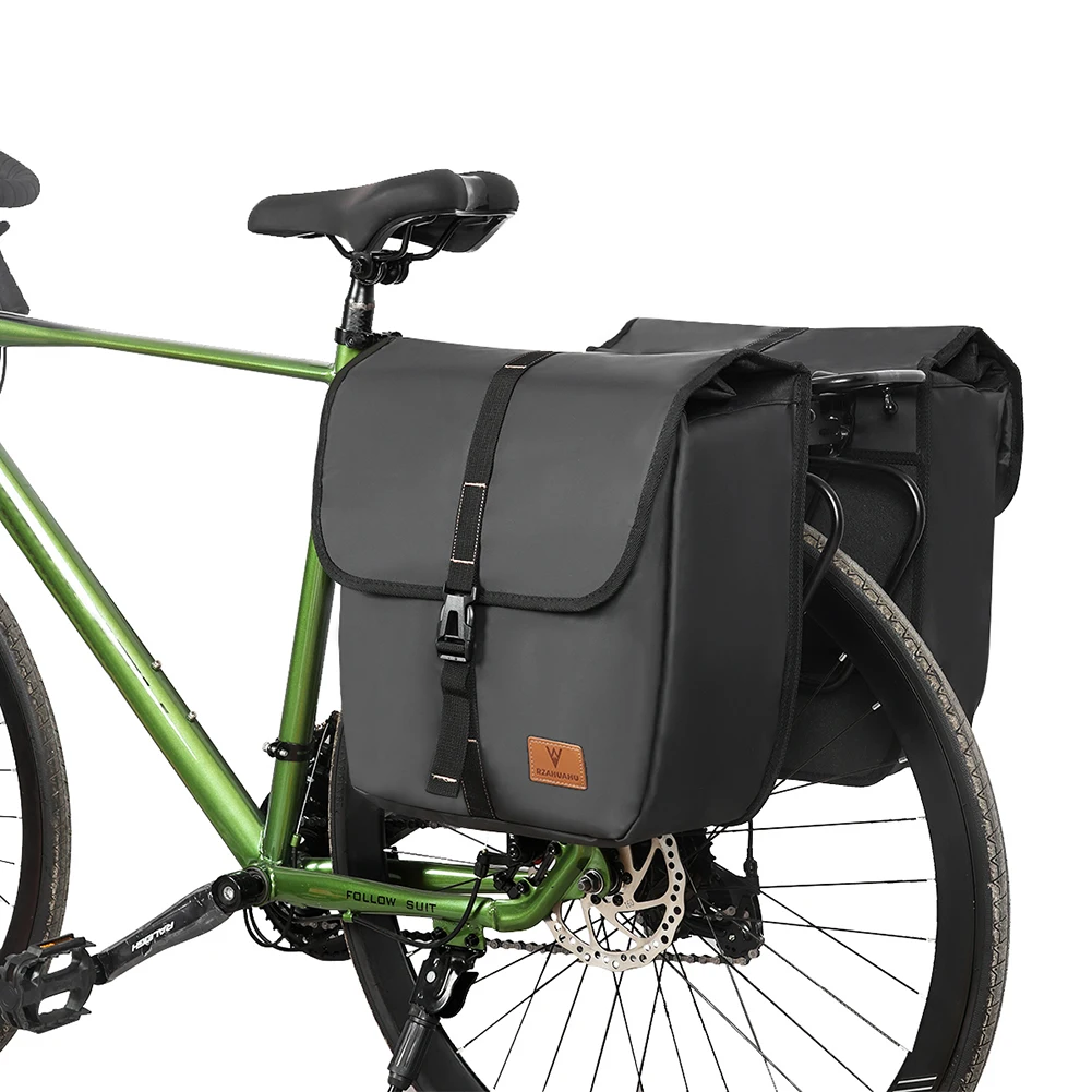 

Bike Cargo Bag Multifunction Bicycle Rear Seat Bag Large Capacity Rear Seat Panniers Pack with Handle for Outdoor Riding Travel