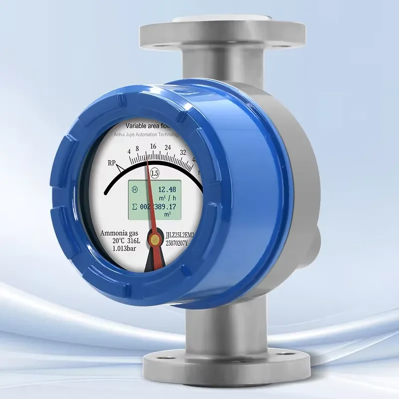 Industrial Variable Area Flowmeter Metal Tube Float Design Liquid Steam Small Flow DN15 DN25 DN50 Explosion Proof
