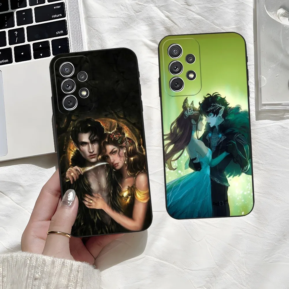 The Cruel Prince Jude And Cardan Phone Case for Samsung Galaxy S23 Ultra S24 S22 S20 Fe S21 Plus A54 A34 A24 A53 M54 Note 20 Cov