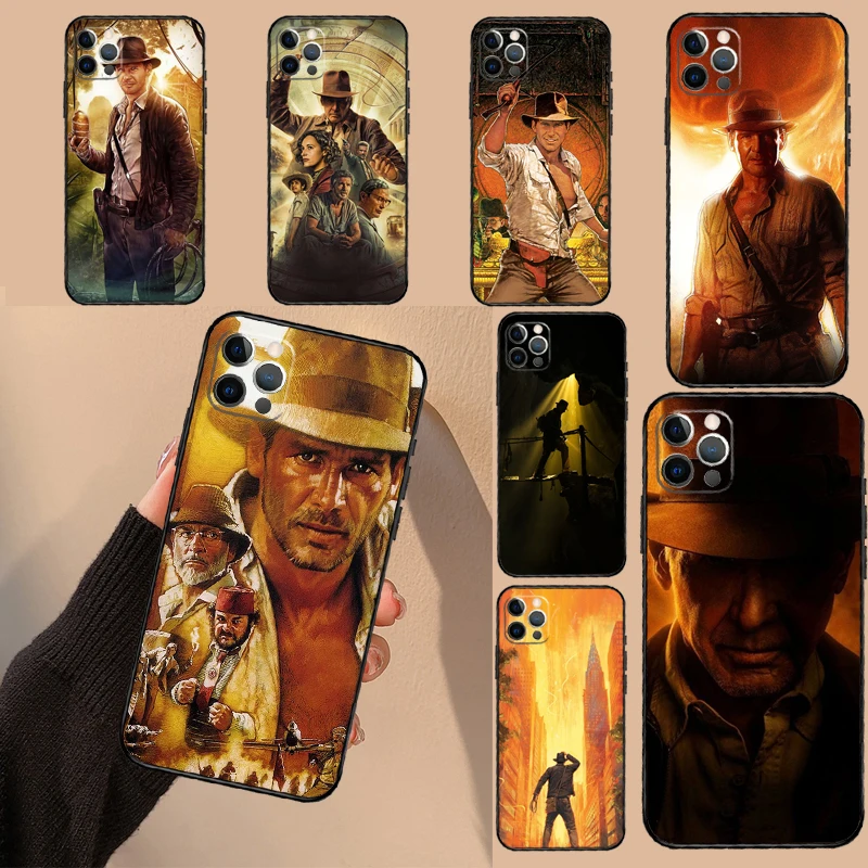 Indiana Jones 5 เคสโทรศัพท์สําหรับiPhone 16 15 14 11 12 13 Pro Max 12 Mini XR 15 16 Plus 16eป้องกัน