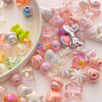 20/50g Mixed Style Y2K Acrylic Bow Flower Beads For DIY Necklace Bracelet Phone Chain Making Supplies Craft Accessories Material