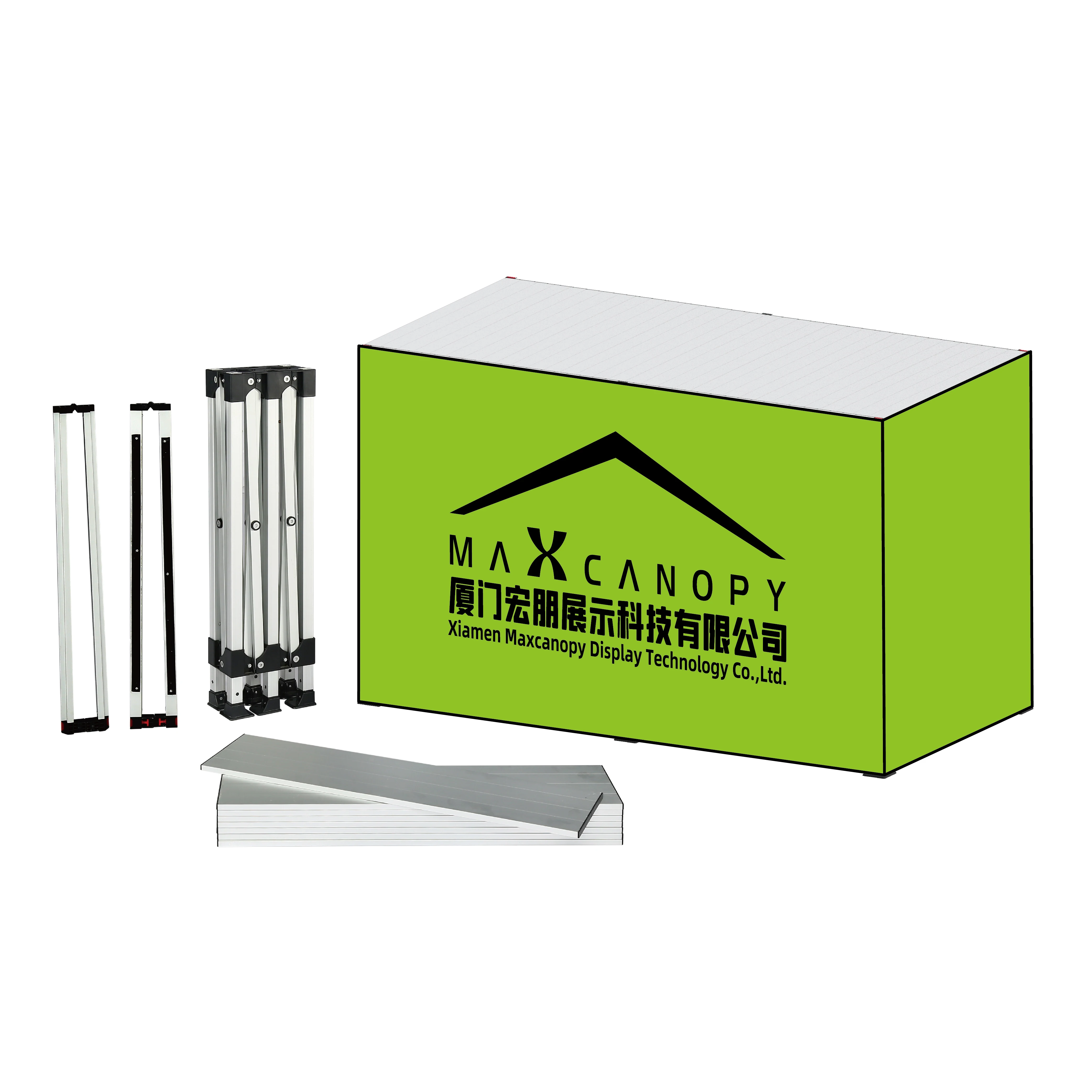 Outdoor Custom Printed Advertising 0714 Folding Table with Aluminium Plate Easy Setup Indoor Exhibition Show Tent