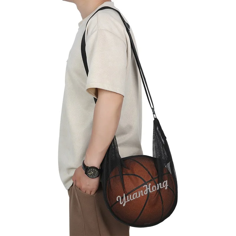 

Adjustable Mesh Basketball Bag Portable Student Football Storage Backpack Outdoor Gym Bag Volleyball Football Bags