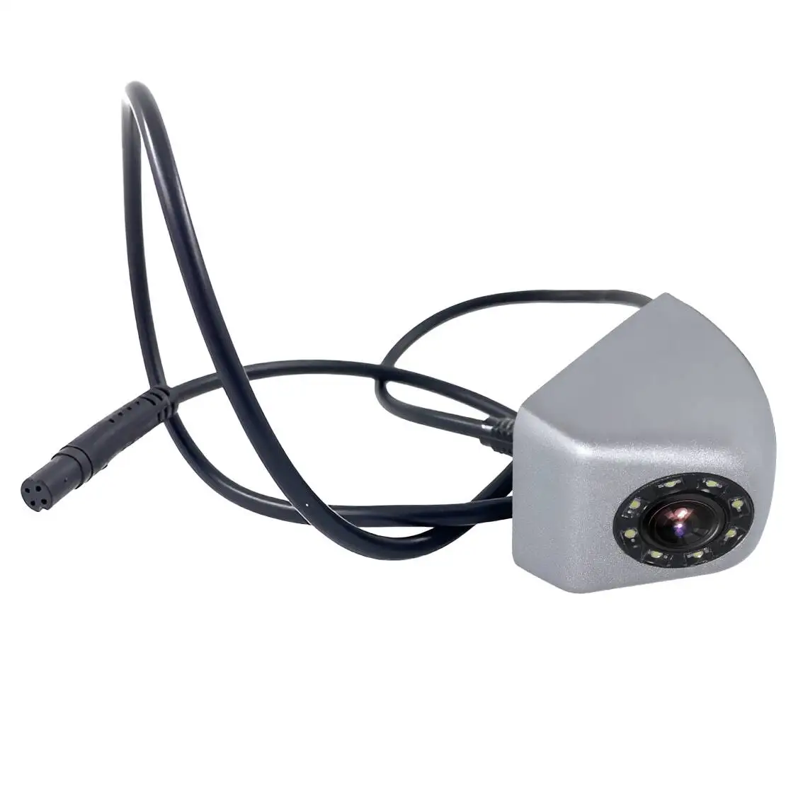 

Матовое серебро 170г ° 8LED Автомобильная резервная парковочная камера заднего вида с ночным видением Водонепроницаемая