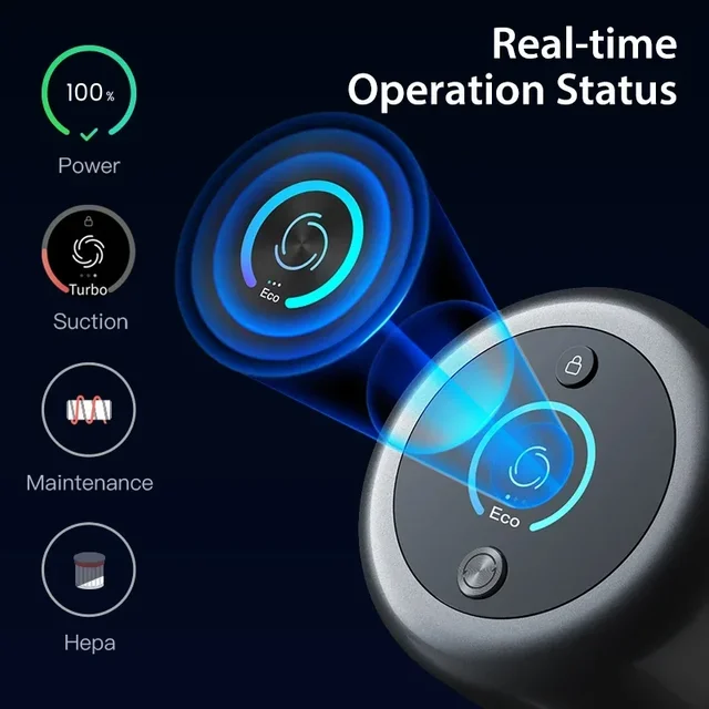25kPa Dreame V11 Handheld Wireless Vacuum Cleaner OLED Display Portable Cordless All In One Dust Collector Floor Carpet Cleaner 2