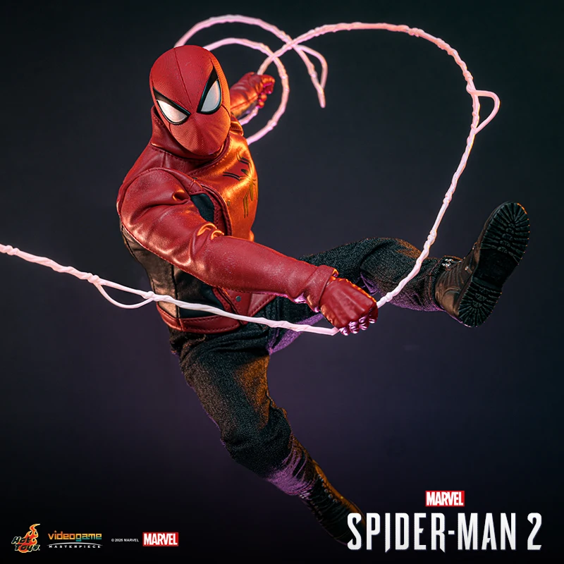 Горячие игрушки Ht, масштаб 1/6, фигурка Человека-паука Marvel, Питер Паркера, последняя подставка, Человек-паук 2, Питер Паркер, Ultimate Battle Suit