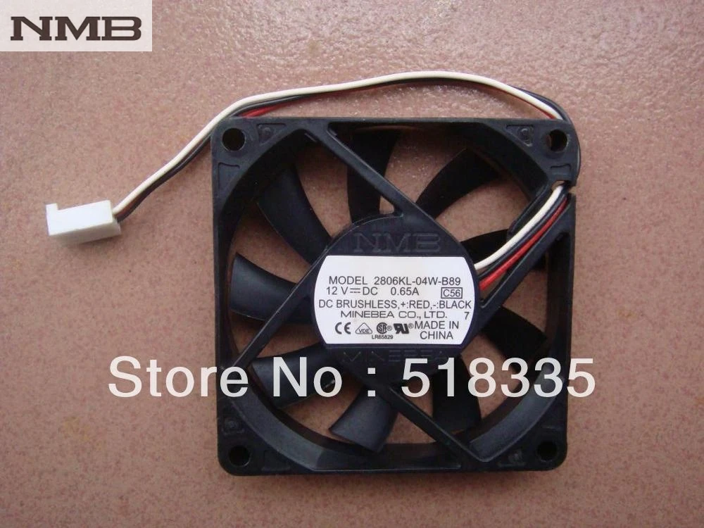 

For NMB 2806KL-04W-B89 7015 7CM fan 12V 0.65A axial cooling cooler