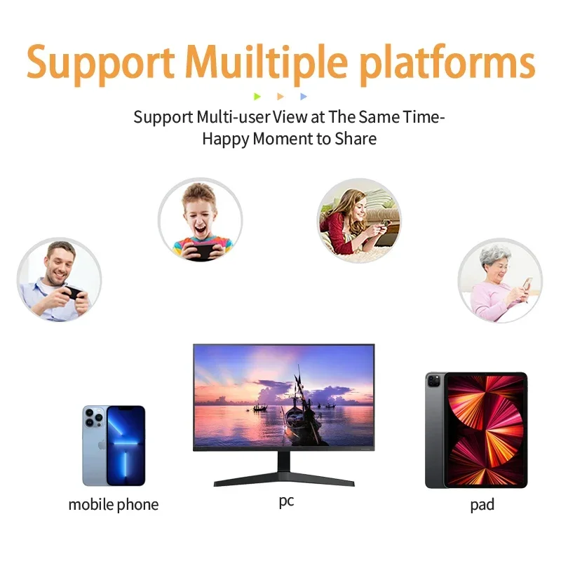 SWGJ Система камер безопасности с сигнализацией вторжения и обнаружением гуманоидов