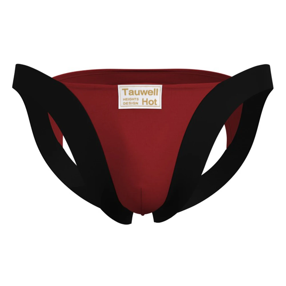 

Men Low Waist Breathable Cotton Underpants with U Convex Pouch High Fork Soft Underwear Brief for Comfortable Daily Wear