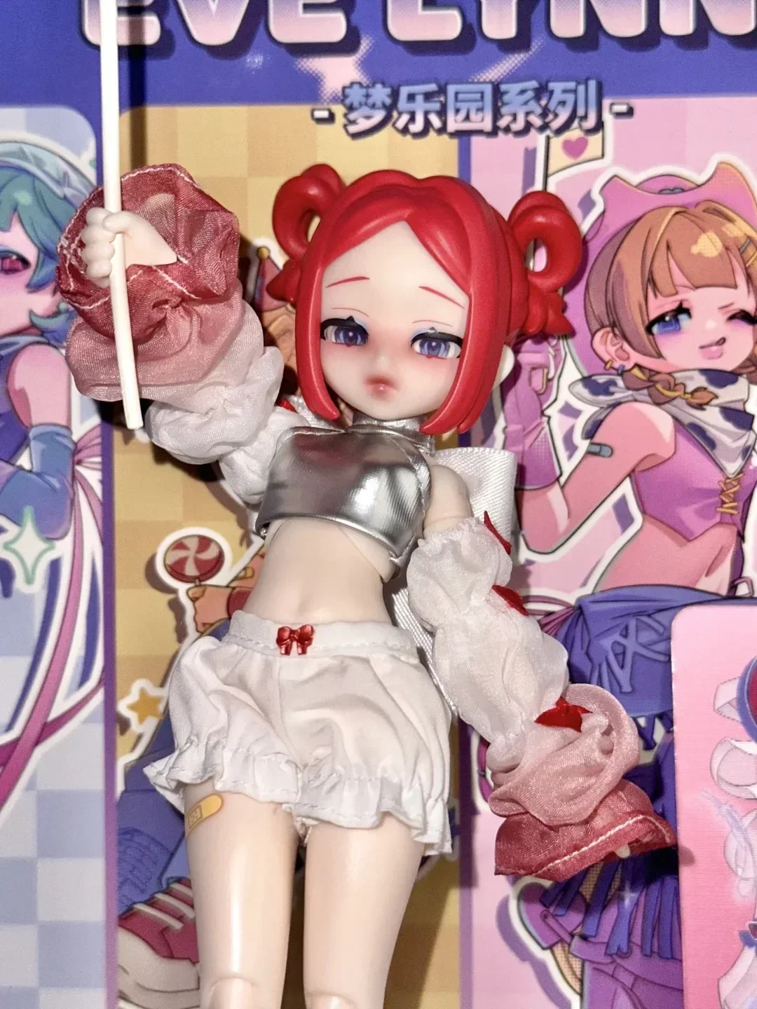 إيف لينا دريم بارك سلسلة ألعاب صندوق أعمى ، دمى متحركة ، إصدار Q ، Bjd ، Mjd ، نموذج قابل للتحصيل ، ديكور طاولة كاواي #5