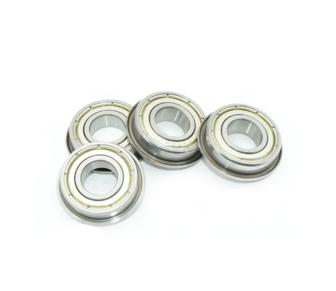 Miniature small ball bearing with edge step flange bearing, retaining edge 2, single-sided edge, inner diameter 5, 6, 7, 8, 9MM