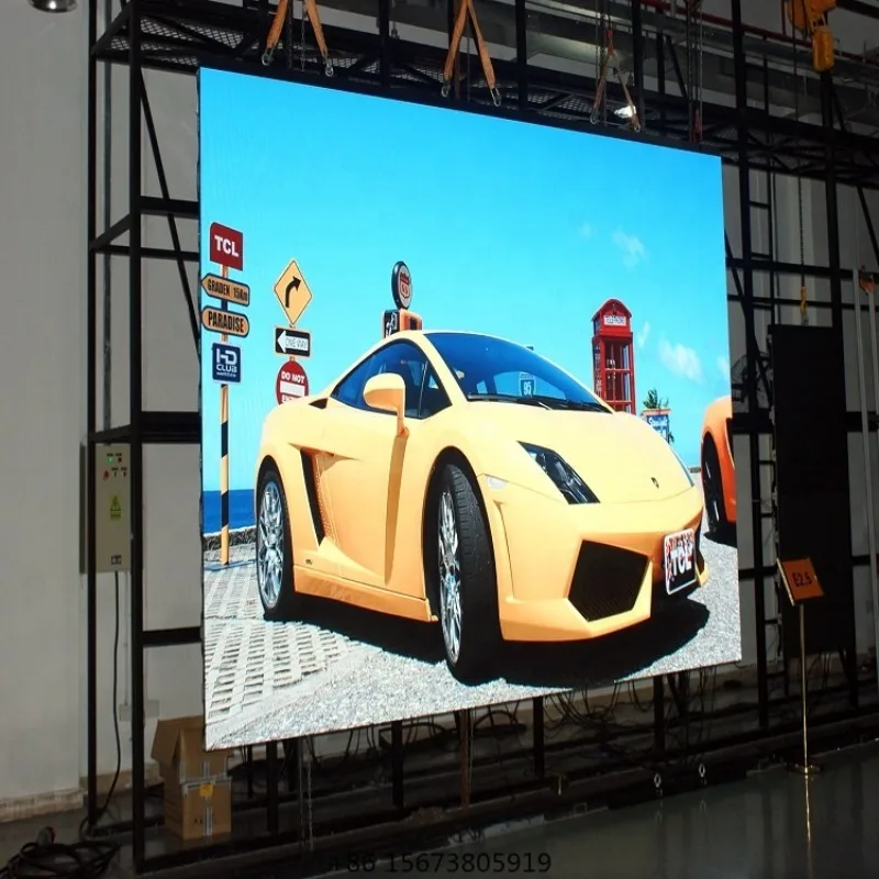 

Electronic P4.81 250*250mm Video Wall 500*500mm SMD2121 Full Color Led Indoor Screen for Rental Stage Panel