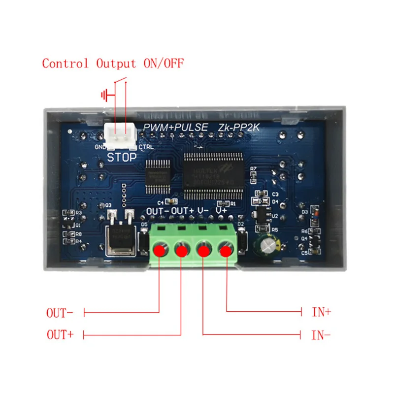 PP2K PWM Motorregler Frequenz Arbeitszyklus Einstellbare Zyklusverzögerung PP1K PWM Impulsgenerator Dual-Mode-Signalgenerator – Detail 8