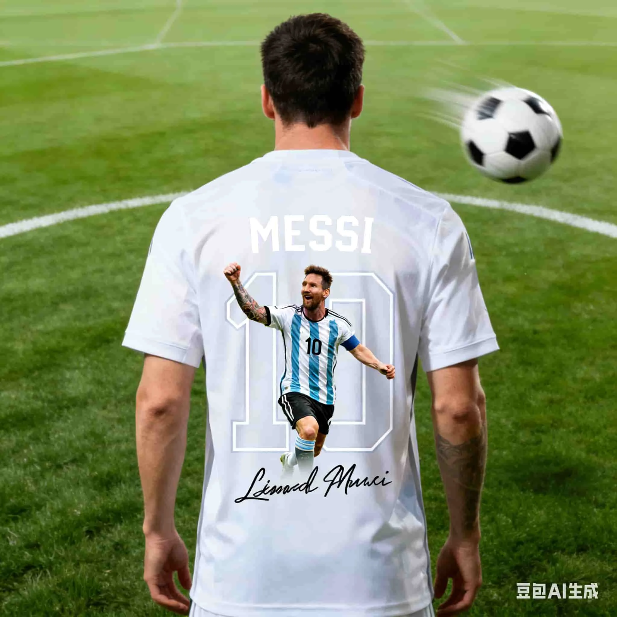 

Месси # Футболка для тренировок AI Fan Edition 10 (версия 2026) – дышащая, комфортная летняя спортивная одежда для взрослых и детей