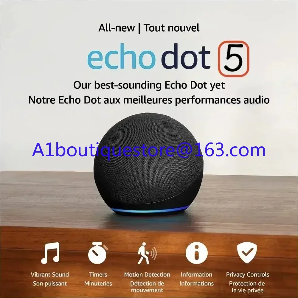 Original Alexa Echo Dot 5th 4th Generation Smart Speaker With Alexa Available For Sale With Complete Accessories At Great Price