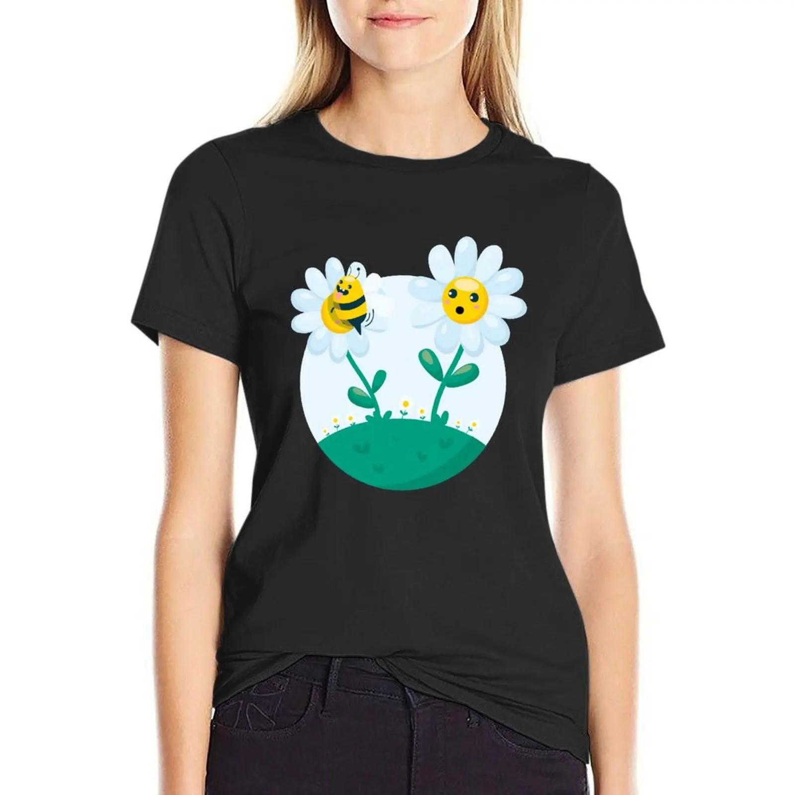 

Horny bee T-Shirt new edition Blouse blanks oversized Woman clothing