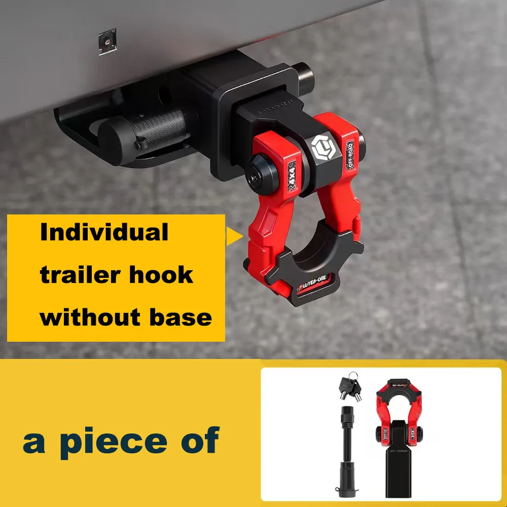 Trailer Hitch Receiver for JETOUR G700 2025 2026 Square Base Tow Hook Off-Road Tow Bar - No Base Included