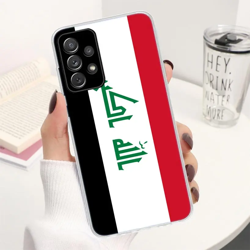 Iraqi Iraq National Flag Phone Case For Samsung Galaxy A50 A51 A70 A71 A40 A41 A31 A30 A21S A20E A10 A11 A6 A7 A8 A9 Plus +