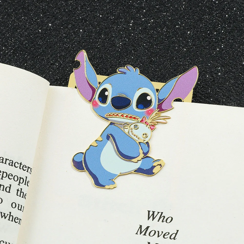 Disney ohana Stitch bookmark, Stitch bookmark folder bookmark, learning stationery for Disney anime fans, page tagging supplies