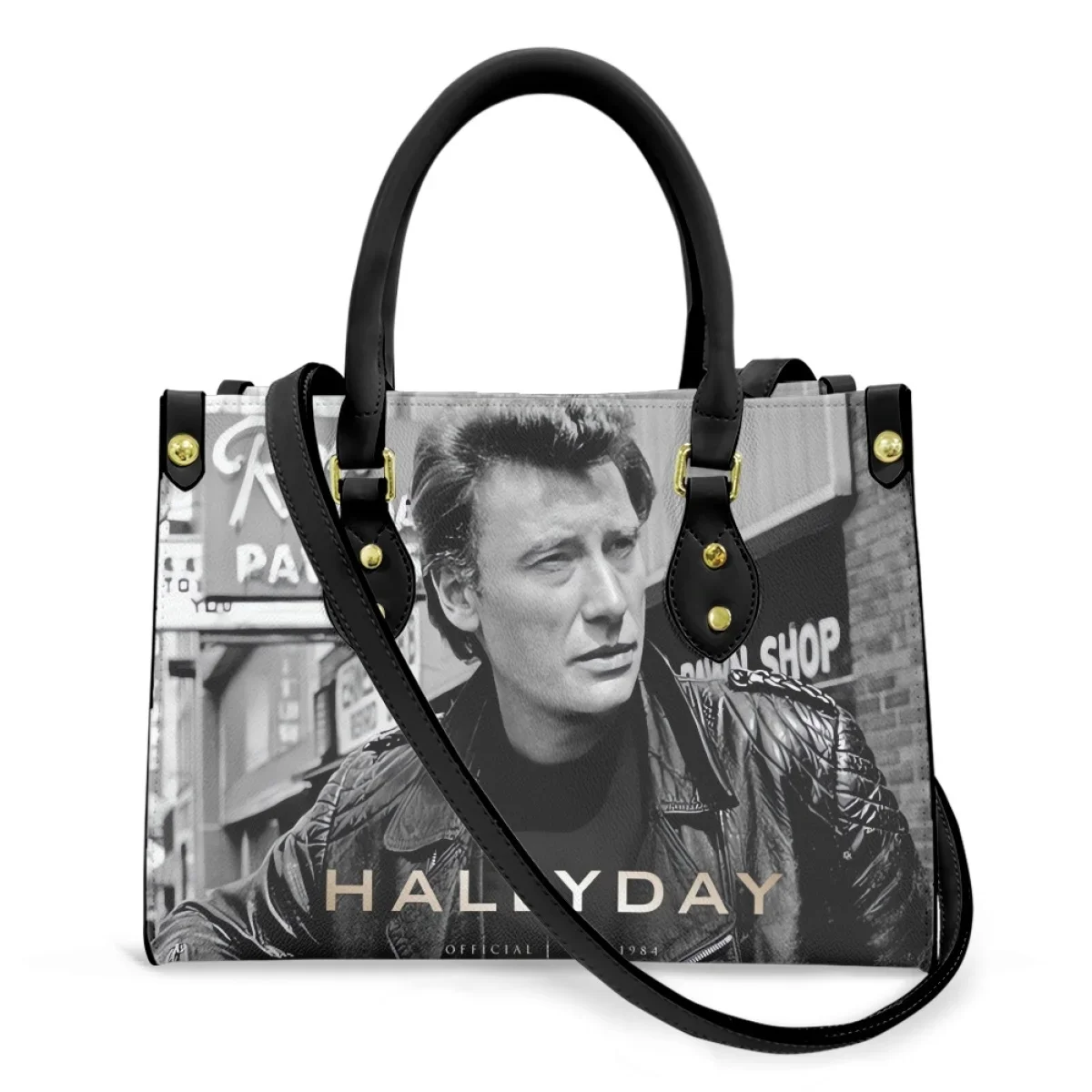 Johnny Hallyday Borse da donna Borse da cantante stile street all\'aperto Marche famose di lusso femminili Nuovo designer personalizzato Sac A Mains