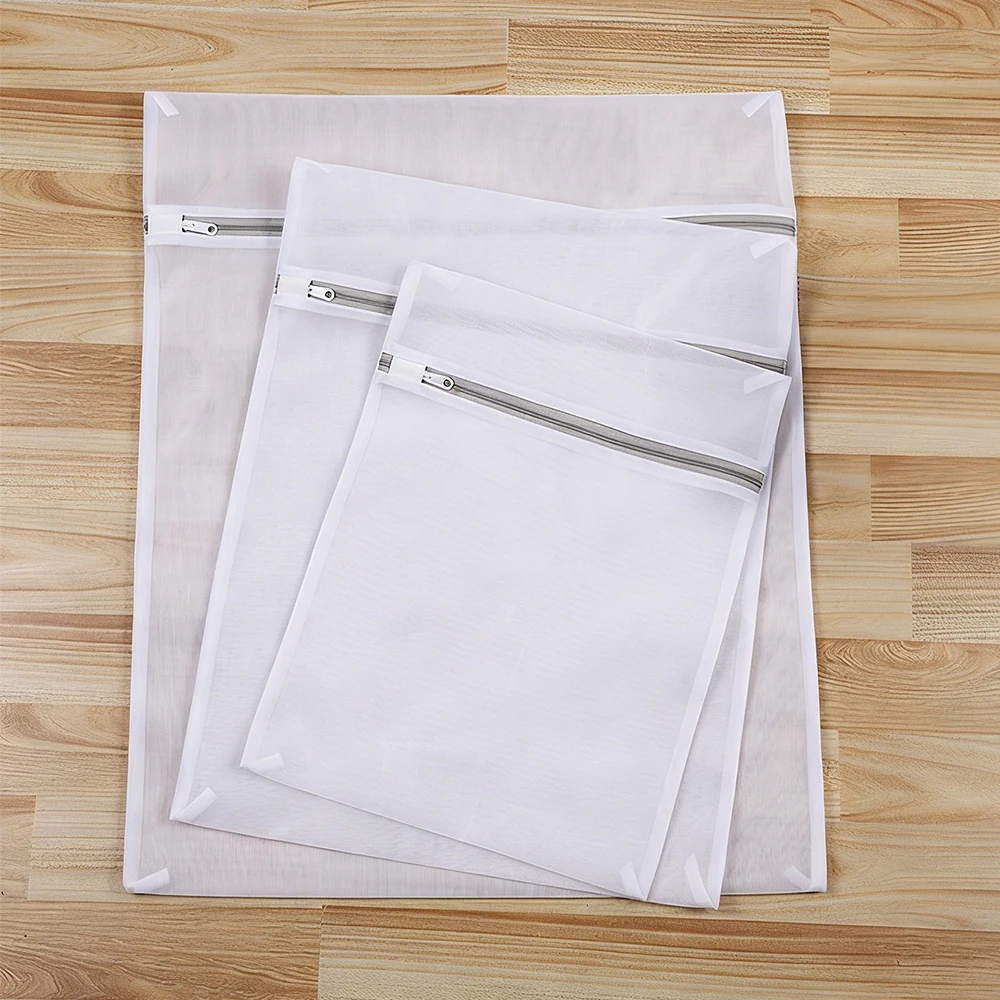 Laundry Bags Small Fine Mesh Laundry Bag for Washing Machine Reusable Garment Wash Bag