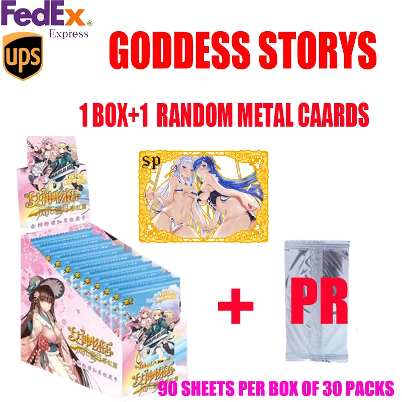 Wholesale Newest Goddess Story Ns-01 Rainbow Chapter Hobby Collectible Bikini Swimming Suit Cards Doujin Booster Box Toy Gifts