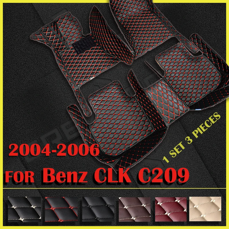 

Car floor mats for BENZ CLK class C209 2004 2005 2006 Auto Foot Pads Automobile Carpet Cover Interior Accessories