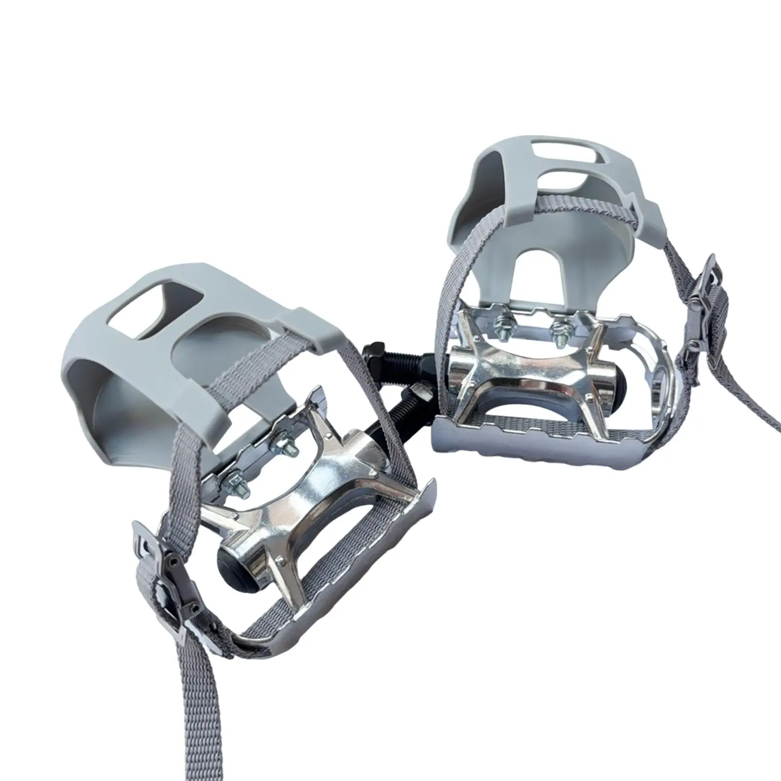 2 Pieces Spin Bike Pedals AntiSlip Replacement Versatile Accessories for Fitness Equipment Indoor Riding Stationary Bike Gym