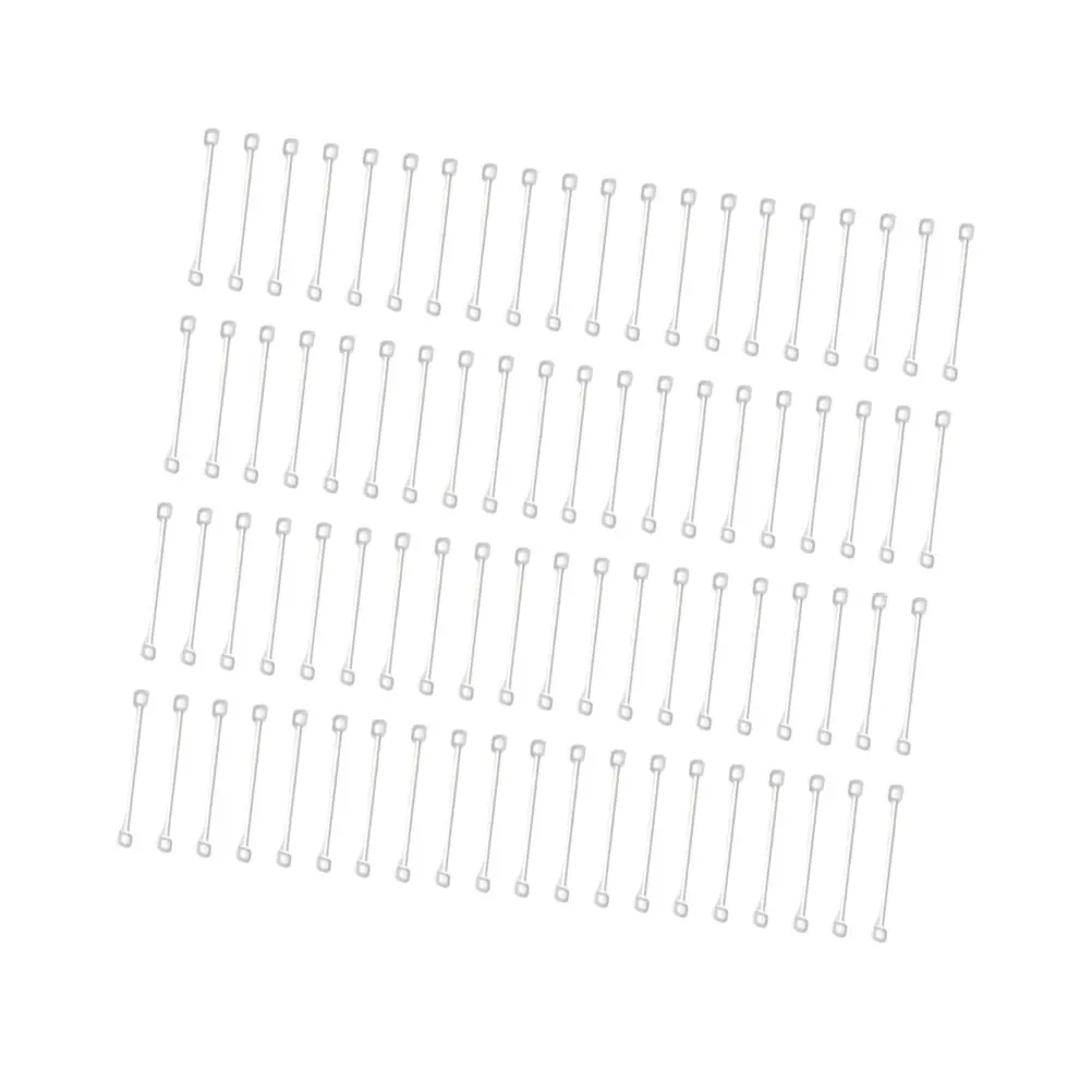

200pcs Earring Accessories Silver Jewelry Making Supplies Durable Lightweight DIY Material Decorative Connectors Kit