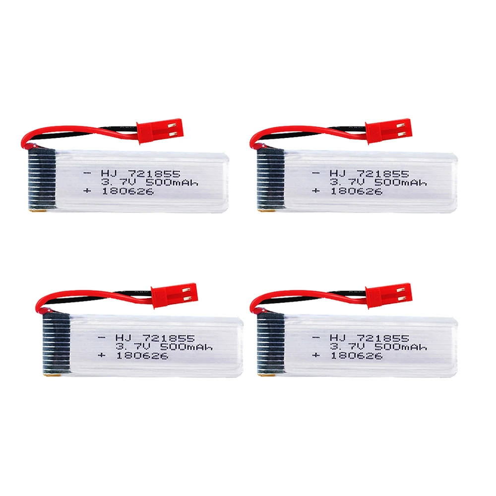 Batteria Lipo ad alta velocità 3.7V 500mAh 721855 20C per Udi U815A U818A U819A L6052 L6036 V212 V222 H07 accessorio batteria RC