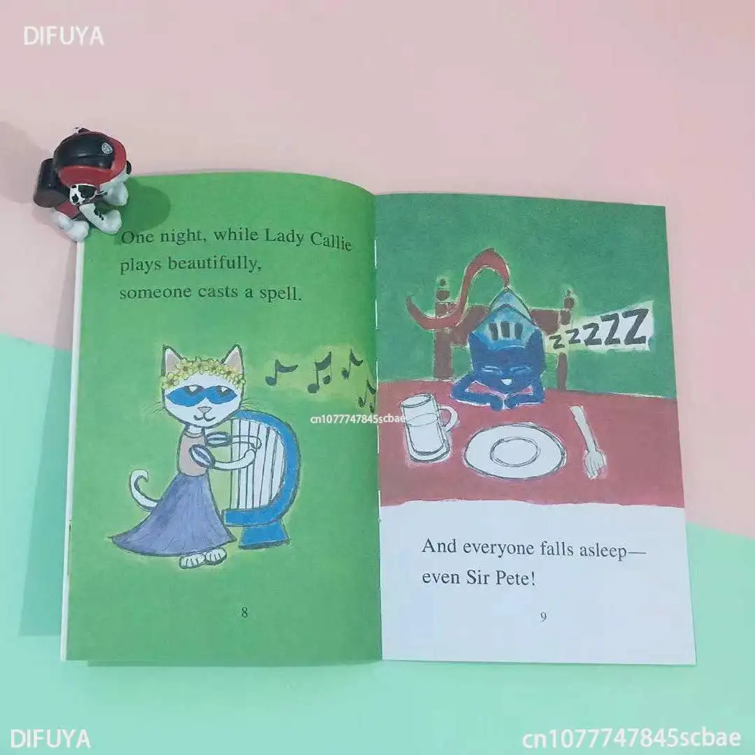 Livro Infantil em Inglês, Pete, o Gato que Posso Ler com Caixa de Presente, História Inglesa, 24 Volumes