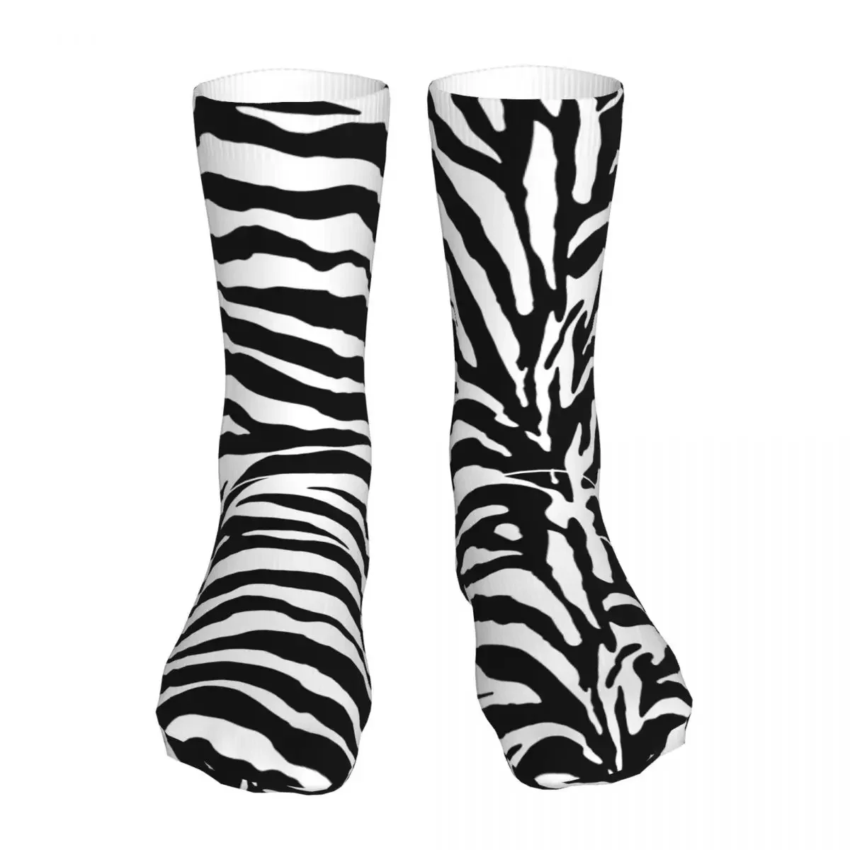 Zebra Dier Patroon Sokken Mannen Vrouwen Polyester Grappige Vrolijke Sokken Hiphop Lente Zomer Herfst Winter Sokken Cadeau