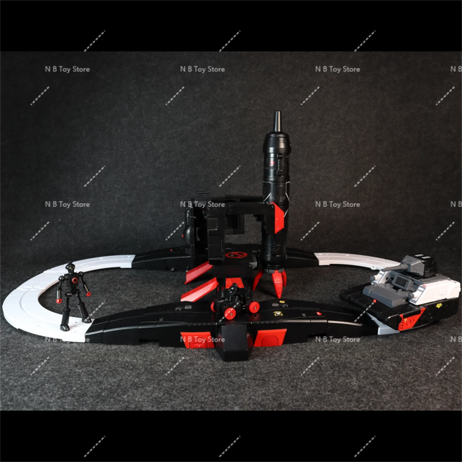 [IN STOCK] Transformation OS-01H OS01H Omega Michael Enormous Dragon Defensive Fort Base Headlight with Motor Track Figure