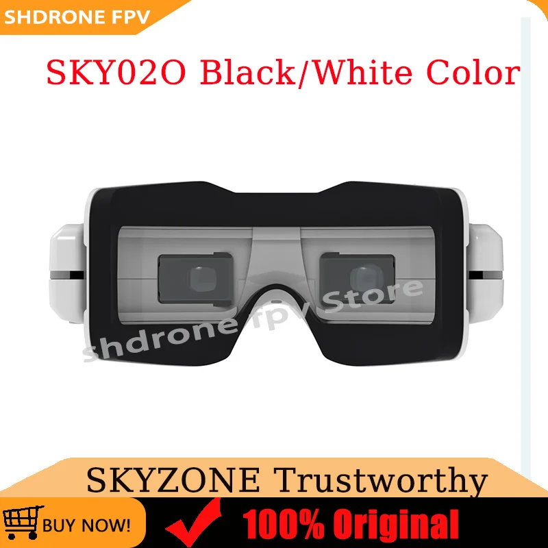 

SKYZONE SKY02O FPV Goggles 5.8GHz 48CH SteadyView OLED 640*400 with Headtracker DVR 640*400 for Racing Drones