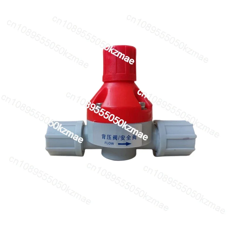 

Back pressure valve Pressure relief valve Anti-corrosion check valve Pressures reducing valves Dosing pump accessories PVC